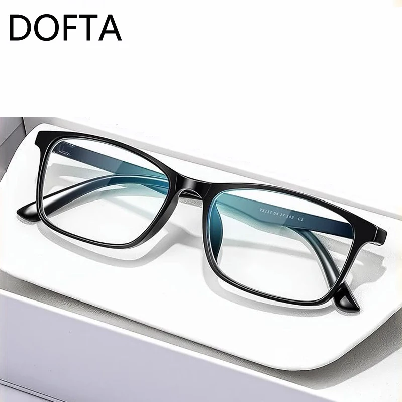 

Оправа для очков по рецепту DOFTA TR 90 для мужчин и женщин, прямоугольная оправа для очков для близорукости, мужская
