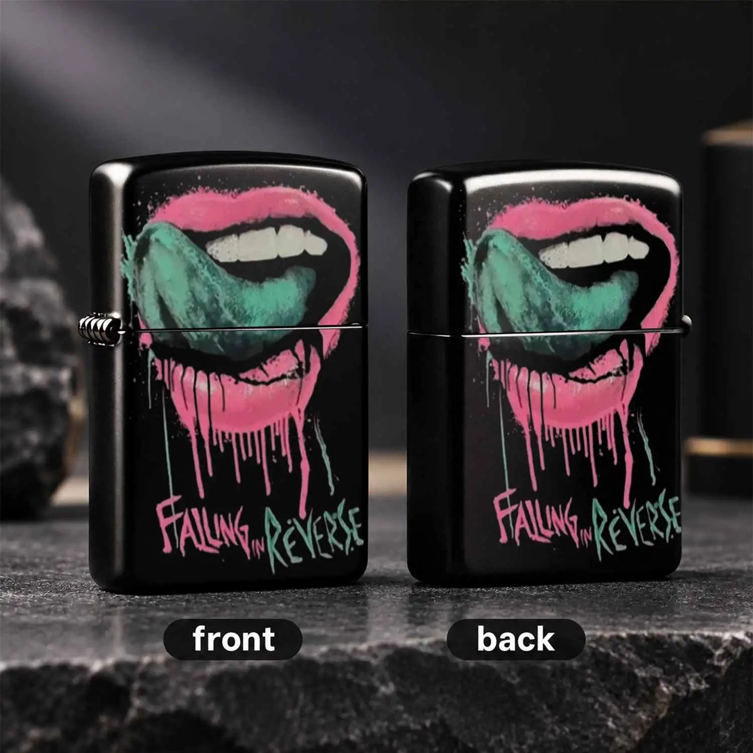 Creative Doodle Style Trendy Playful Lips Tongue Decor Lighter, Stylish Street Art Portable Daily Ignition Accessory, Suitable For Outdoor Indoor Multiple Scenarios, Fun Trendy Item Ideal For Gifting And Personal Use, U A Humorous And Inter
