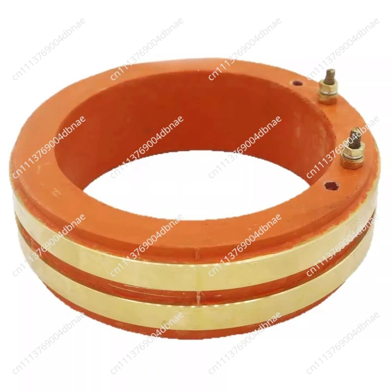 2-Ring 2-Way Conductive Ring Slip Ring Sliding Bracelet Copper Ring Inner Diameter 100 Outer Diameter 135 High 38mm