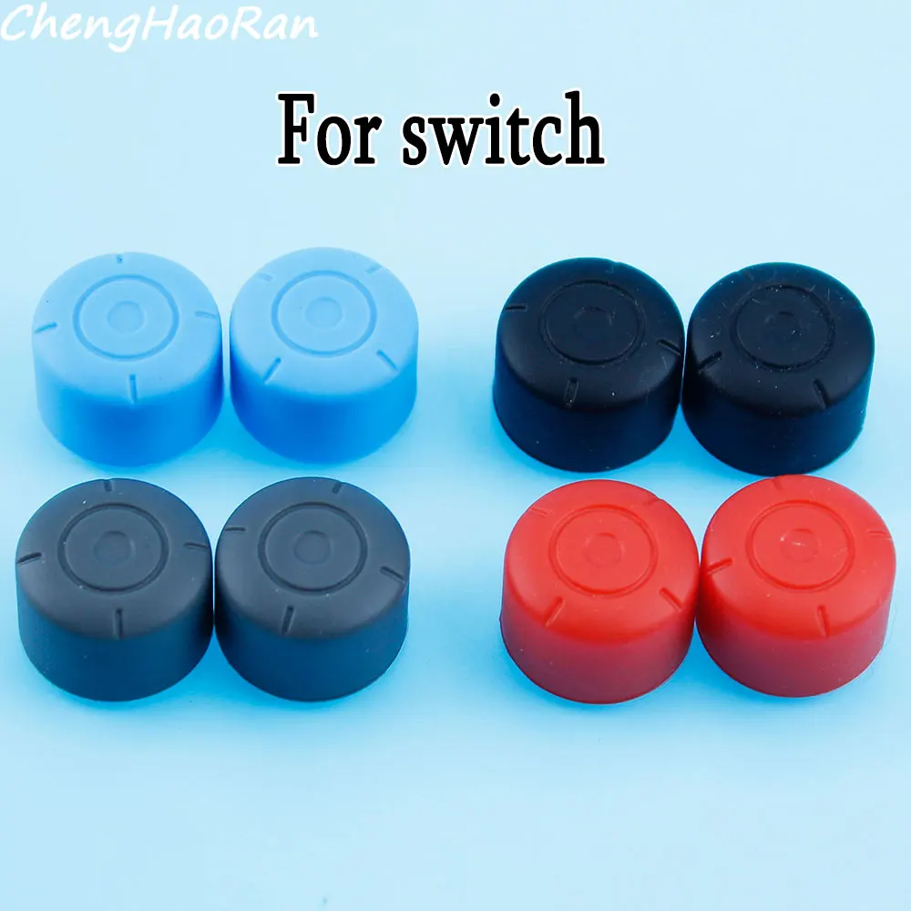 Anti-Slip Silicone Lever Cap para NS Joy-con Controller, Alça de Alavanco, Peças de Proteção, 2 pcs
