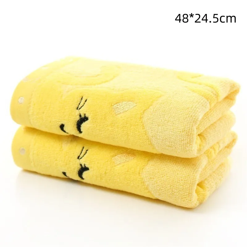 1pc Soft Children Baby Towel Washcloth Bathing Feeding Cartoon Cat Cotton for Newborn Infant Handkerchief Shower Cloth