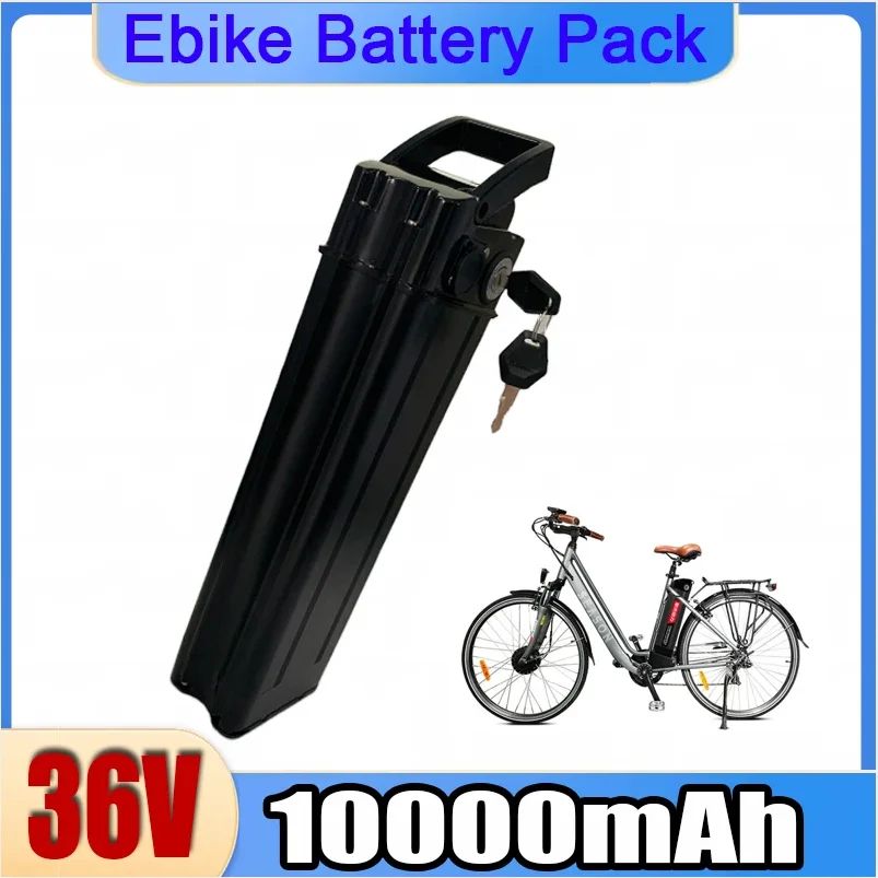 36V 10AH Lithium Silver Fish Batterie For 350W 500W 750W 1000W Li-ion Battery Pack