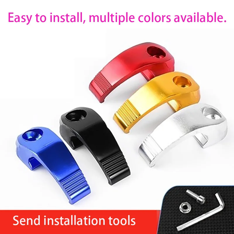 Motorcycle Electric Vehicle and Scooter Modification Hooks Color Hooks Single-Hole Hooks Aluminum Alloy Hooks