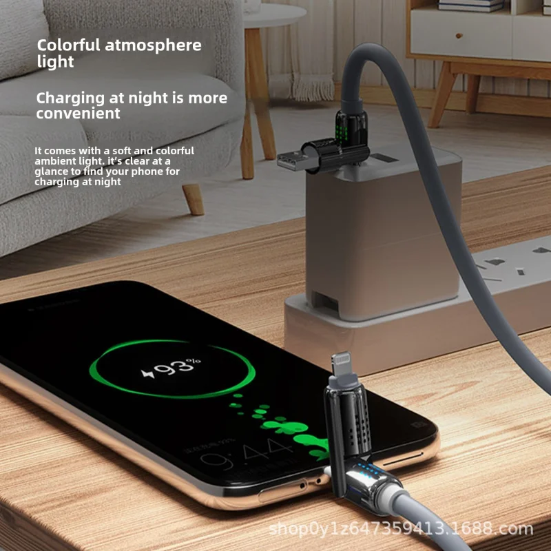 New Light Column Four-in-One Fast Charge Data Cable