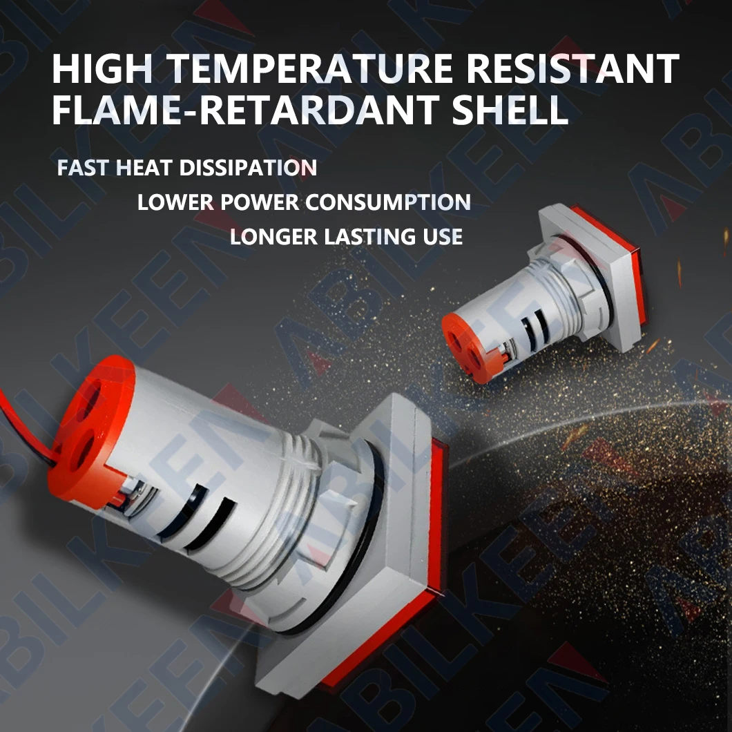 ABILKEEN AD16-22 LED Digital Display Thermometer -25℃~150℃ Measuring Temperature LED Thermometer AC50~380V Indicator Light