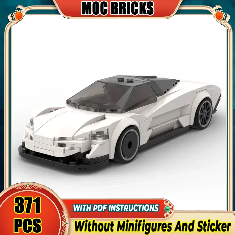 

Moc Building Bricks Champion Speed Cars Model Super Sports Car Modular Blocks Gifts Toys For Children DIY Sets Assembly