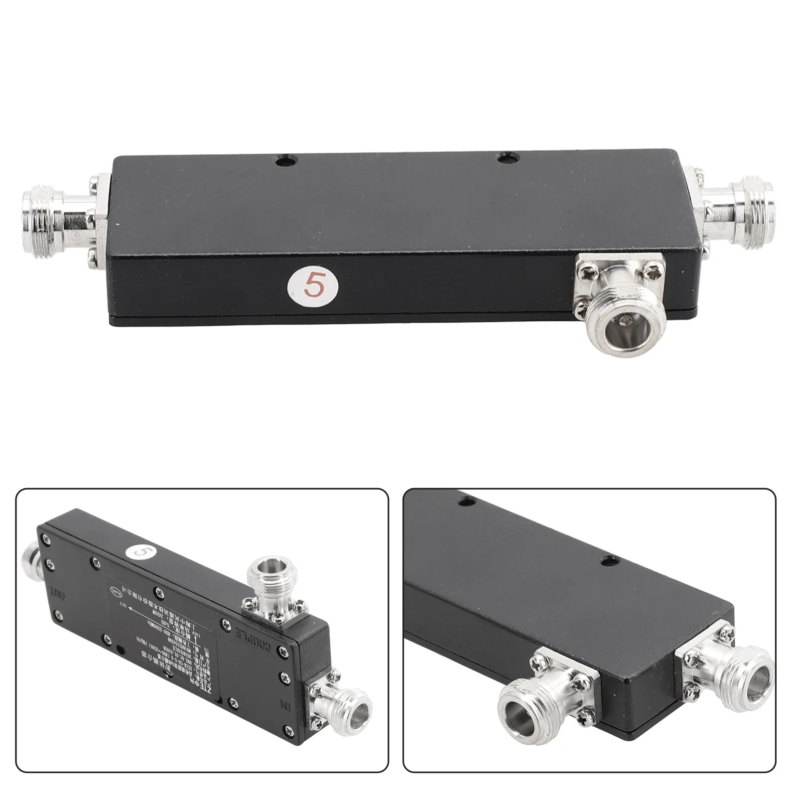 Optimize Mobile Signal Amplification With NType Female RF Coaxial Directional Coupler 8002500MHz 200W 5dB~40dB