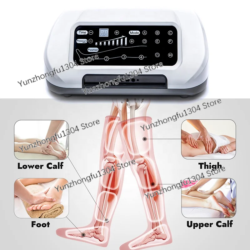 Air Compression Sports Recovery Lymphatic Boots Foot Massager Circulation Relaxation Therapy