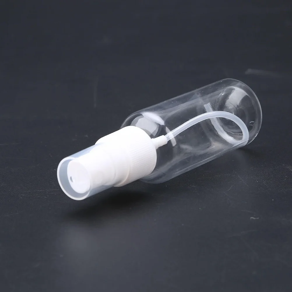 12 個のプラスチックスプレーボトル詰め替え可能耐久性のある旅行用化粧品容器収納ホルダーポータブル香水ディスペンサー