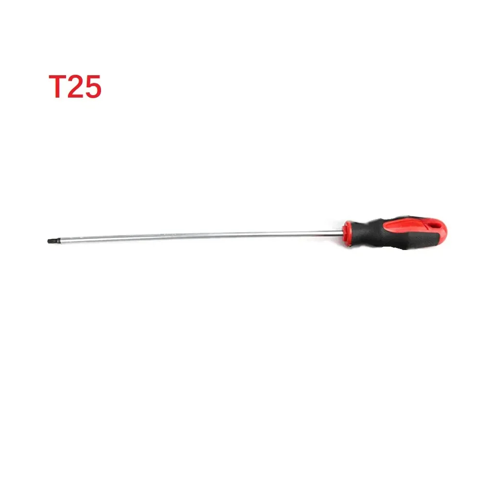 1 Pcs 400mm Extra Long Torx Screwdriver With Hole S/2 Steel T15 T20 T25 T27 T30 Magnetic Screw Drive Home Repair Hand Tool