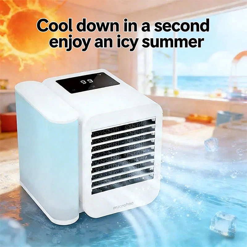 nouveau-climatiseur-portable-microhoo-mini-1000ml-ventilateur-refroidisseur-diffuseur-d'huiles-essentielles-humidificateur-a-refroidissement-rapide