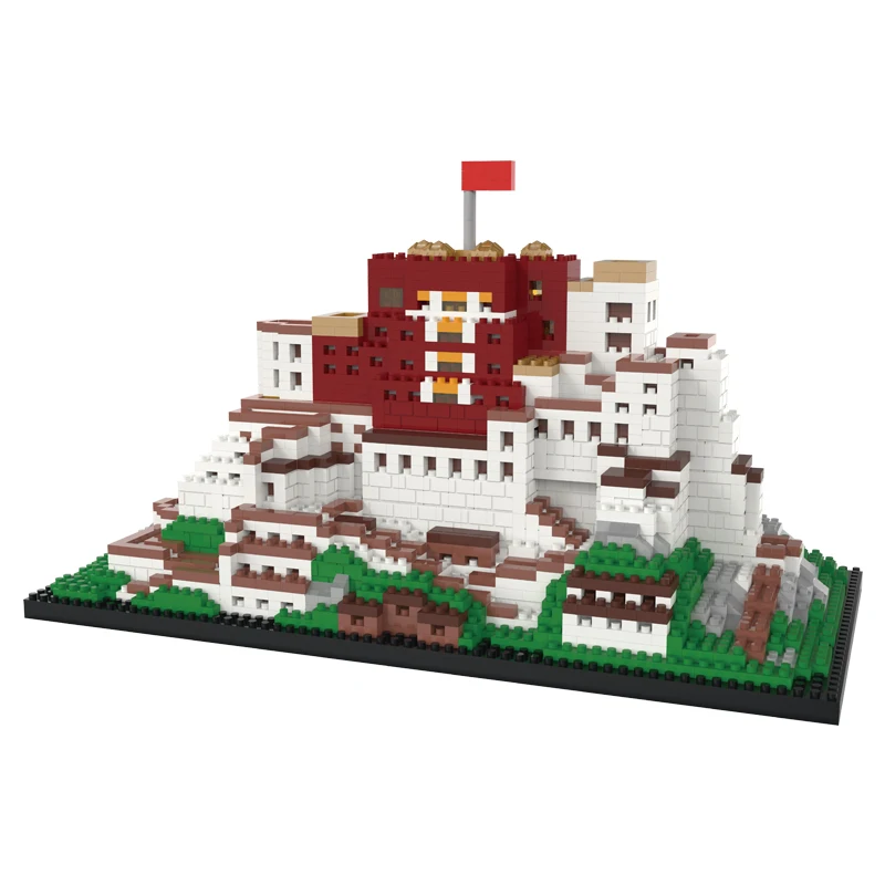 

Mini Potala Palace 3D Plastic Model Construction Building Blocks for Adults Micro Bricks Toys Kits Assemble Kids Gift