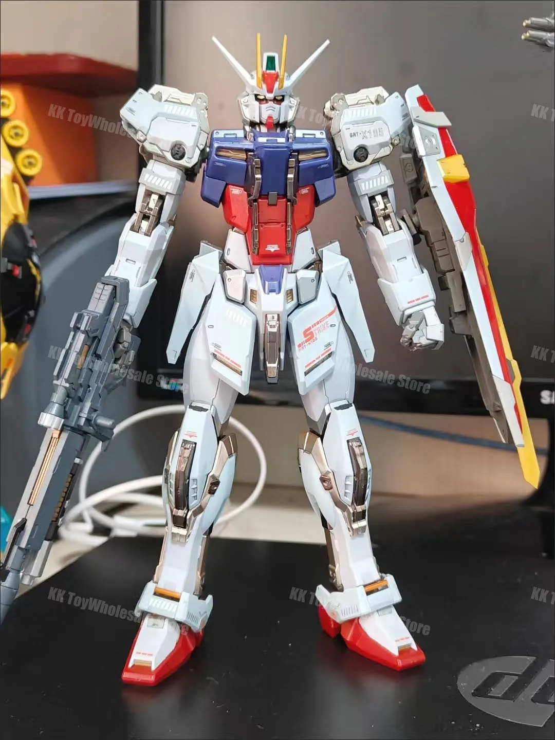 DABAN 8832 MB 1/100 GAT-X105 Gunbarrel Strike GAT-X105+AQM/E-X04 Zestawy Modelarskie do Składania Figurki Akcji Robot Model Plastikowy Prezent Zabawka