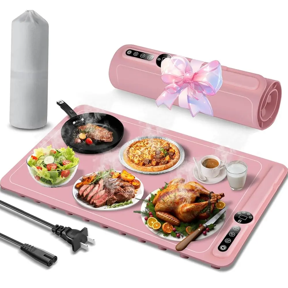 

Warming Trays For Buffets Party, Warming Mat For Food, Precise Temperature Control Food Warming Mat, Uniform Heating Warming