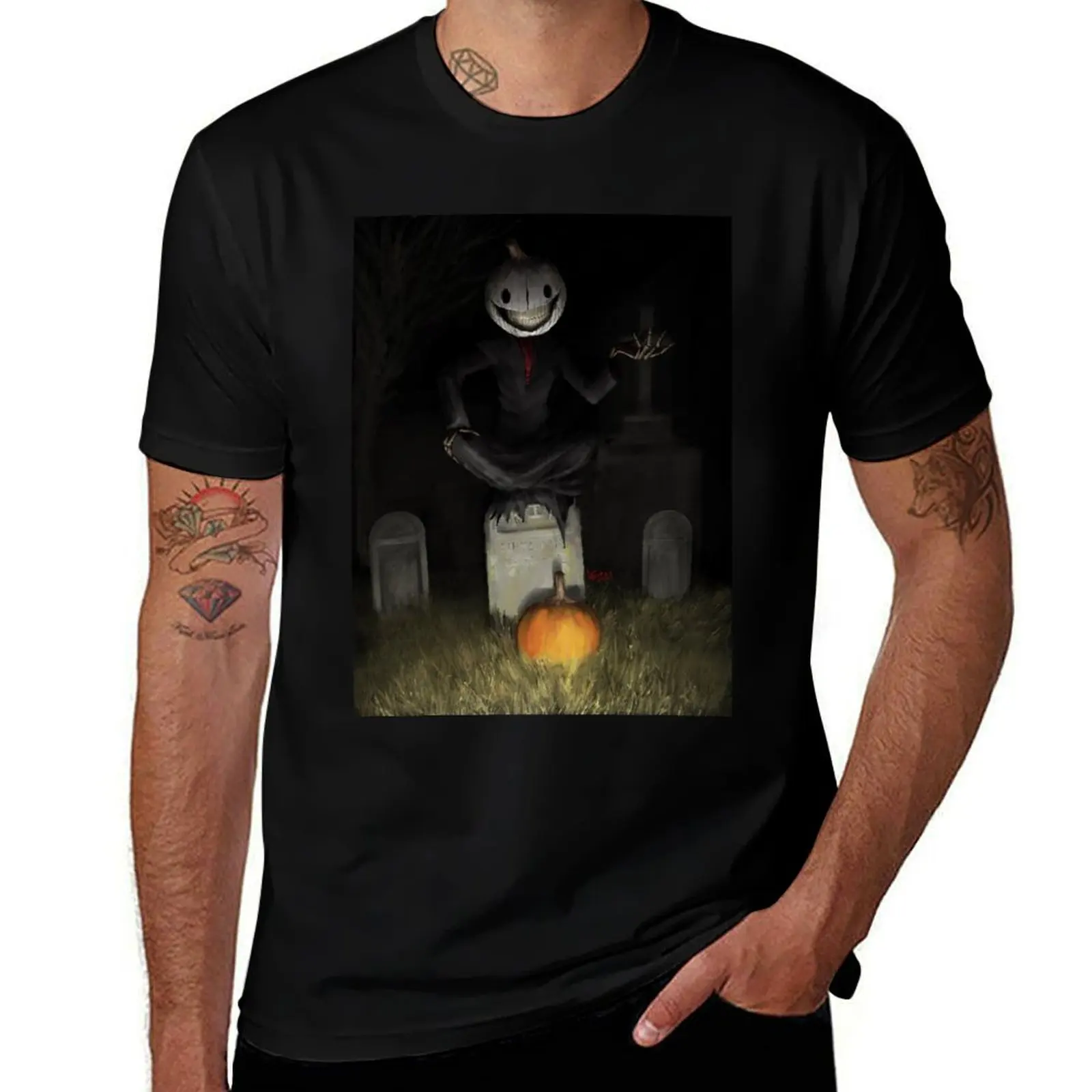 Oldest Hallow T-Shirt Simple Casual Short Sleeve Cotton T-Shirt