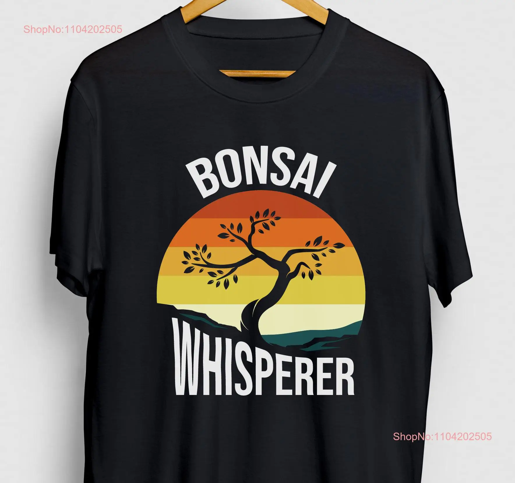 Camiseta bonsai planta japonesa explorando árvore sussurra juventude mangas compridas ou curtas