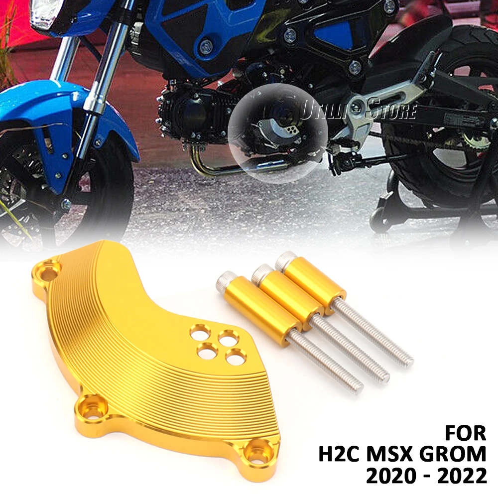 

New Motorcycle Left Right Side Crank Case Cover Engine Stator protection For Honda H2C MSX GROM 2020 2021 2022 H2C Msx Grom