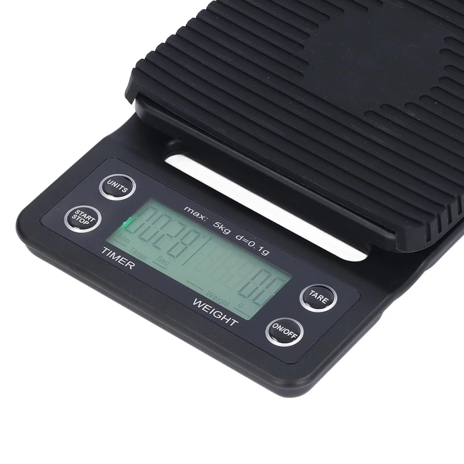 Balança de cozinha com temporizador, balança alimentar, café, casa, bar