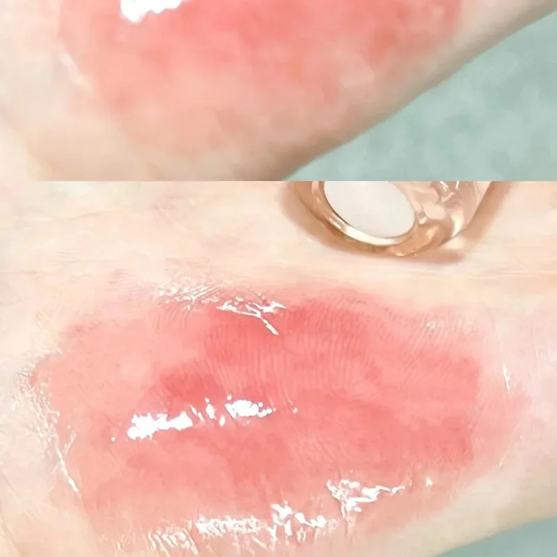 أحمر الشفاه أحمر بني أحمر الشفاه مقاوم للماء مرآة ترطيب ملمع الشفاه الطبيعي مريح الترا شين غير عصا كوب بلسم الشفاه