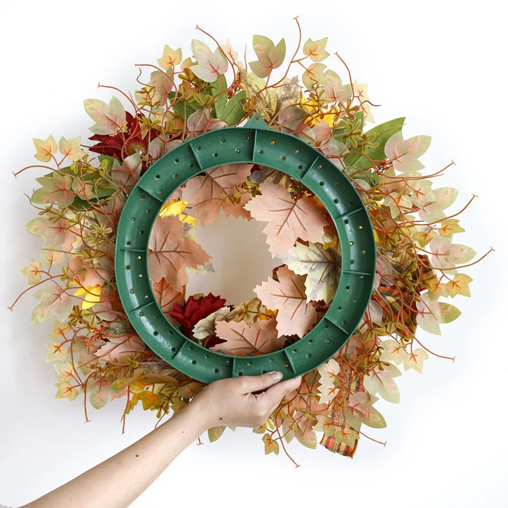 

Декор на Хэллоуин 50 см, осеннее украшение, красочные листья, удобная подвесная петля для использования в помещении и на открытом воздухе для входной двери