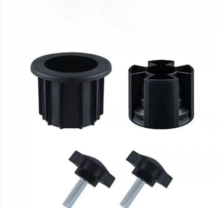 Umbrella Base Stand Replacement Parts Outdoor Umbrella Hole Ring Plug Cover with M8 Thread Screw Replacement Hand Knob