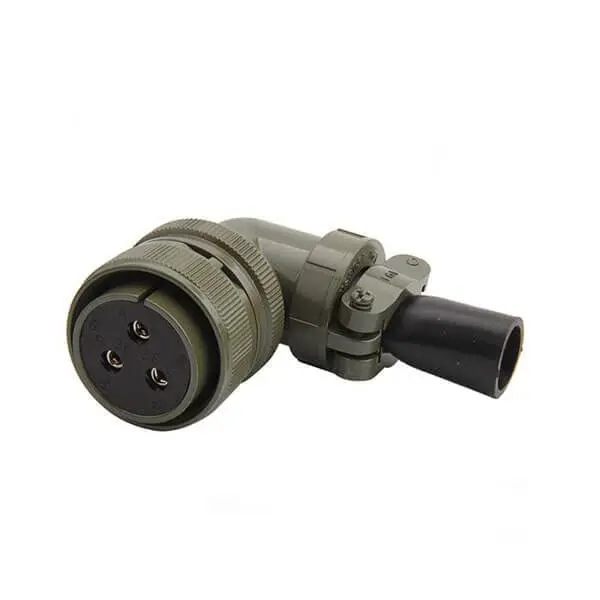  Military Spec Connectors MS3108A28-3S Industrial Right Angle 3 pin Female Plug Solder Cup 5015 Connector