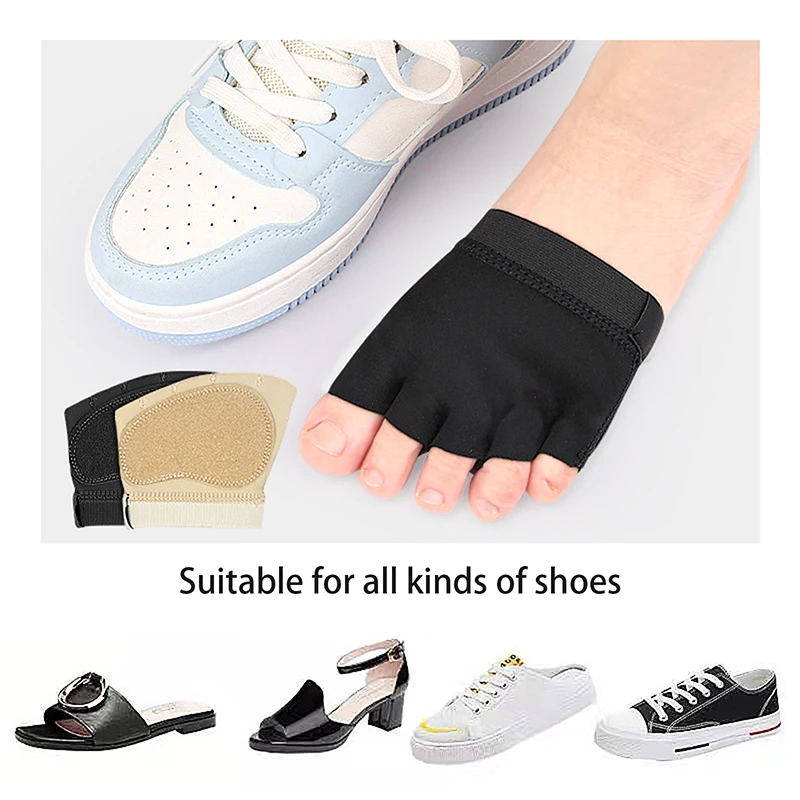 Metatarsal Pads Toe Separator Pain Relief Forefoot Socks Leather Insole Bunion Orthotics Hallux Valgus Corrector Foot Care Tool