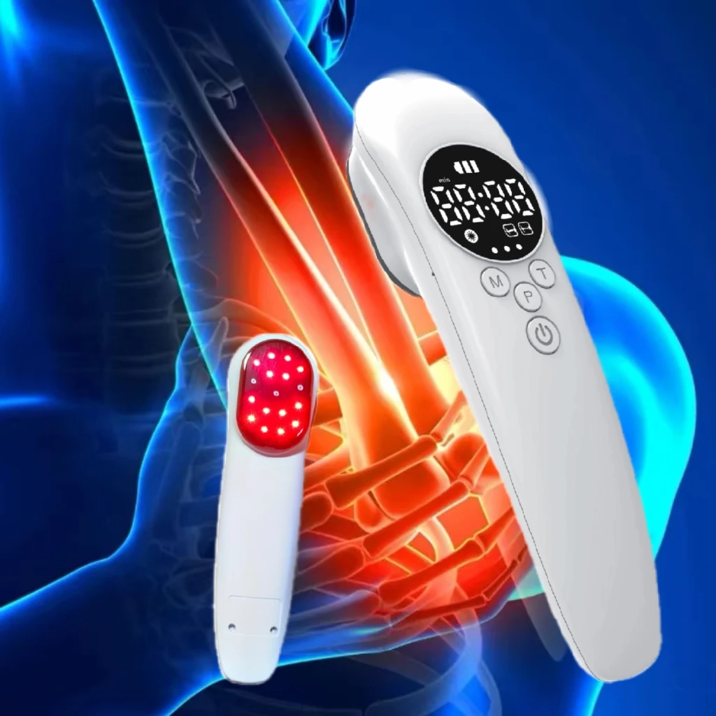 

650nm + Red Light Therapy Device, HLKGO 17 Diodes Laser for Neuropathy, Muscle Pain, Wound Healing, Portable Home Use