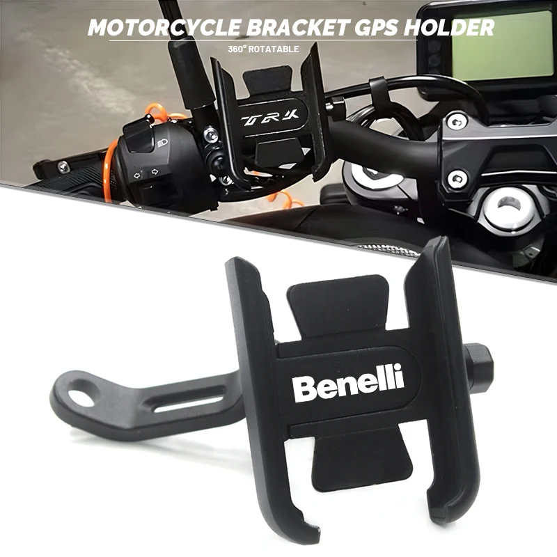 For Benelli TRK 251 502X 502 552 702 TRK552 TKR552 TRK502 360° Rotatable Motorcycle Phone Holder Phone Bracket GPS Holder