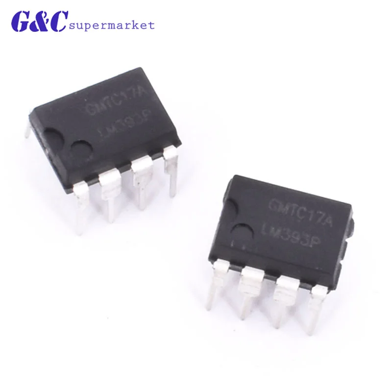 20pcs New LM393P LM393N LM393 DUAL DIFFERENTIAL COMPARATORS DIP-8