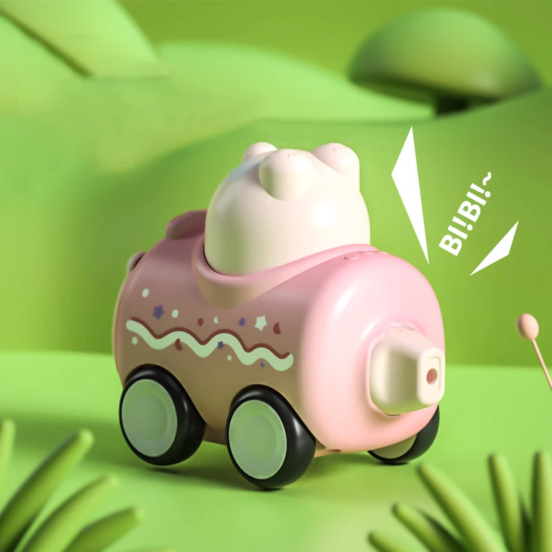 لعبة سيارة الجمود الممتعة للأطفال مع تصميم الحيوانات الأليفة المتحركة للتعلم