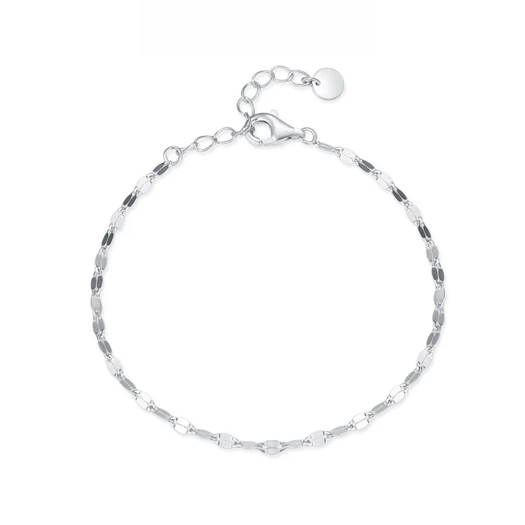 

Европейский и американский модный браслет-цепочка из стерлингового серебра 925 пробы Ins Style для женщин