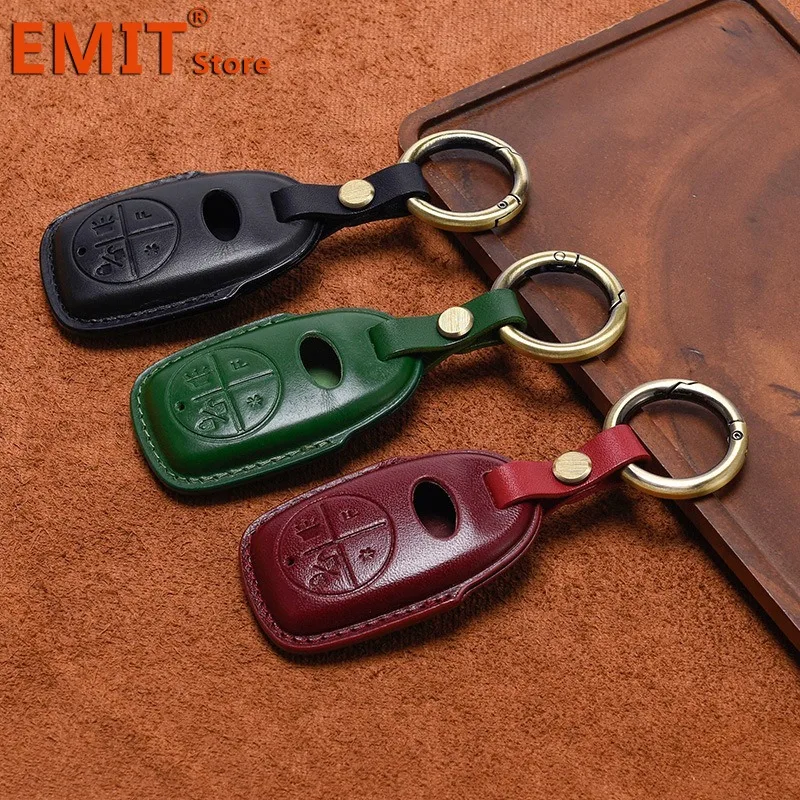 Handmade Motorcycle Key Case for Piaggio Vespa GTS300 GTS 300 125 250 3VTE Fly LXV 50 Enrico Keychain Fob Cover Accessories