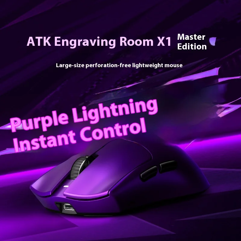 ATK Liekong X1 Master Star Flash Edition dual-mode wireless mouse for ergonomic gaming, Fearless Contract