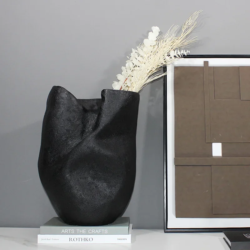 대형 화병 창의적 현대적 불규칙한 예술 꽃 장식품