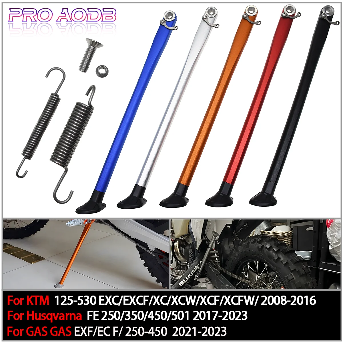 

For KTM EXC EXCF XC XCF XCW XCFW 125 200 250 300 350 450 500 530 Six days TPI 2016-2022 Kickstand Side Stand Spring Kit