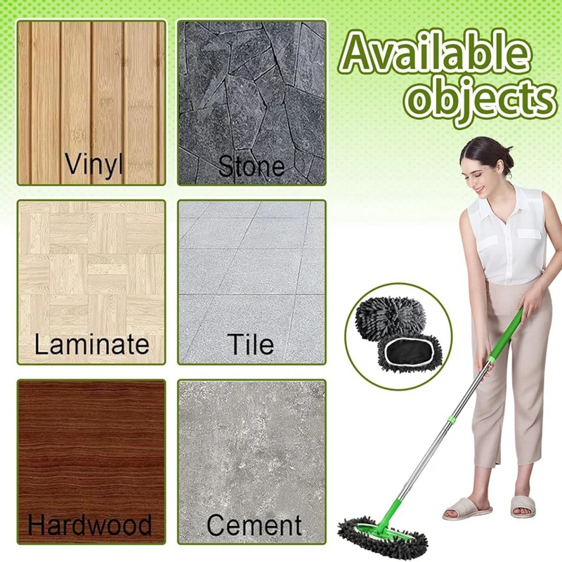 Mop Pads For Swiffer Sweeper Mop, Floor Mop Cover, Dry Floor Cloths/Wet Floor Cloths, Washable Mop Cloth