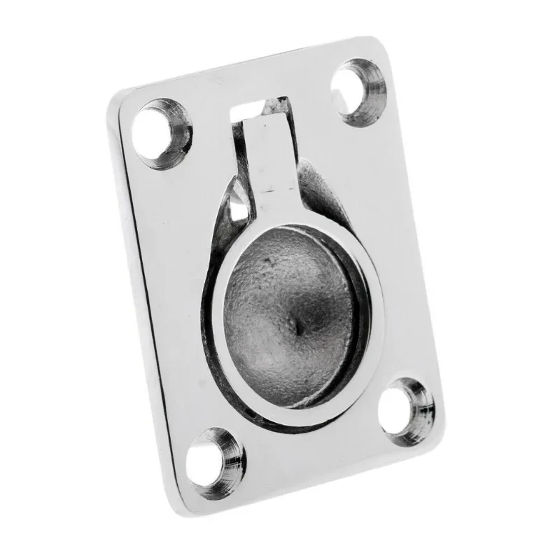 

Square handle inner circular pull ring 38 * 48MM square pull ring, stainless steel yacht floor