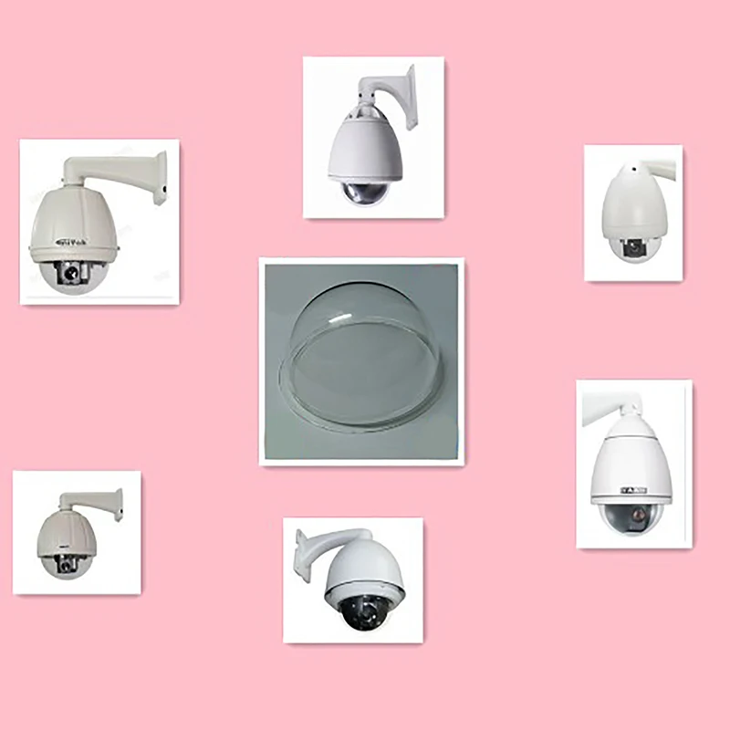 

2 Inch Acrylic Dome CCTV Dome Cover For Security Camera Clear Dome PC Material Indoor And Outdoor