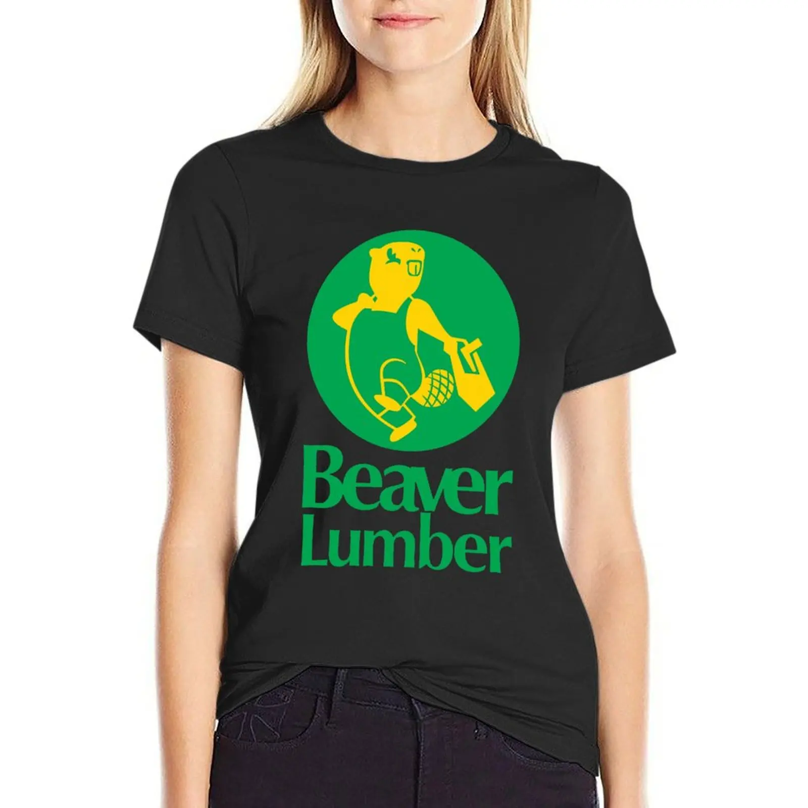

Beaver Lumber T-Shirt plain sports fans lady clothes graphic t-shirts for Women