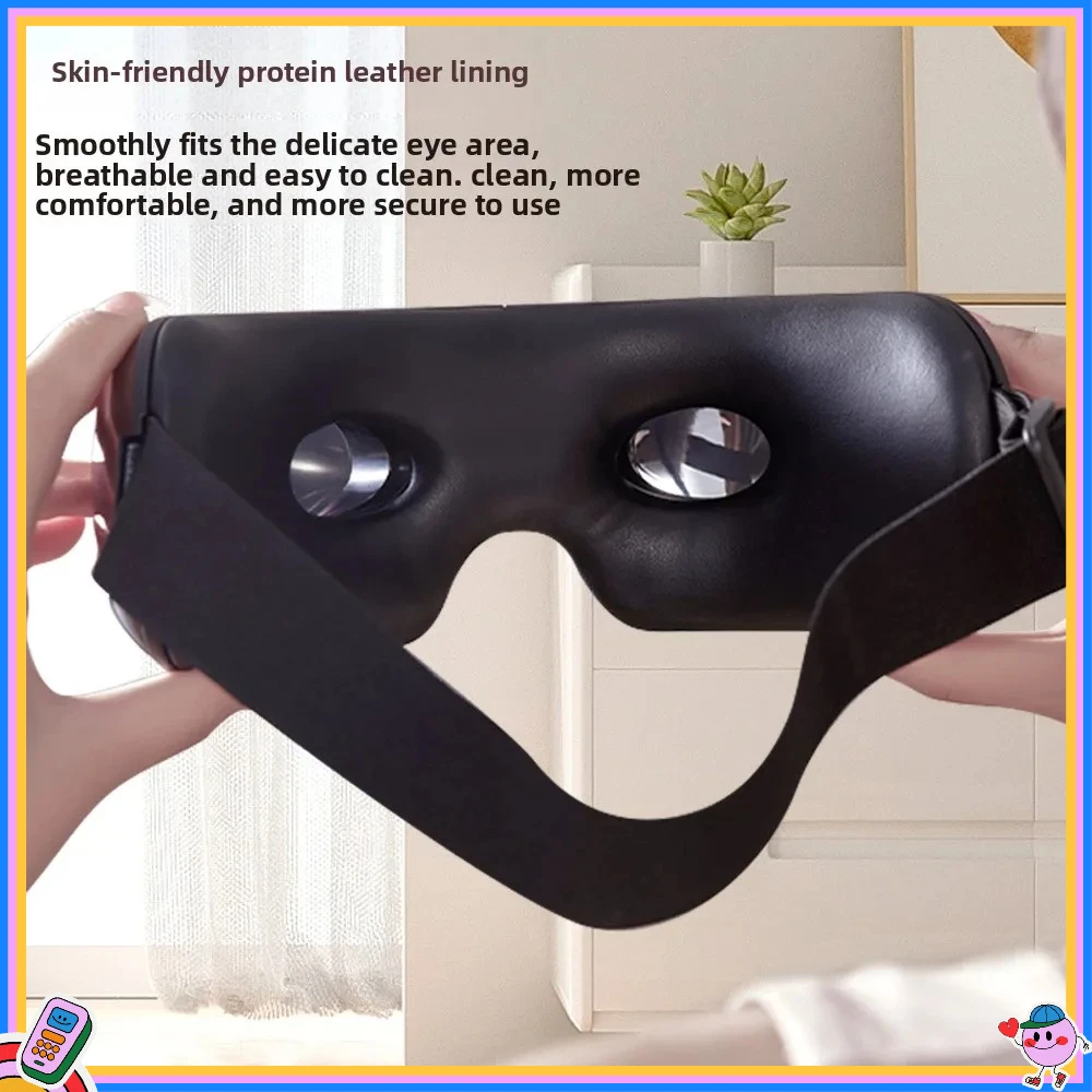 

HOT SALE Eye Massager New Visual Eye Protection Device Bluetooth Air Pressure Hot Compress Eye Massager Rechargeable