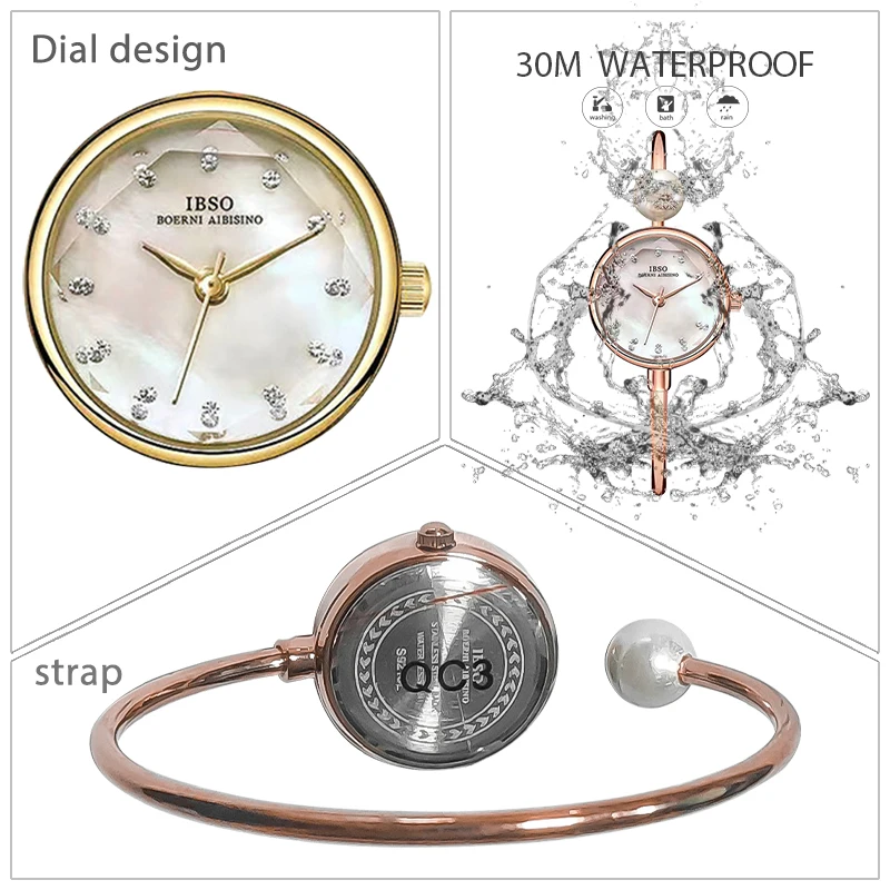 Orologi da polso da donna Casual orologio da polso impermeabile in acciaio inossidabile argento orologi da donna eleganti con diamanti al quarzo da donna piccoli dorati