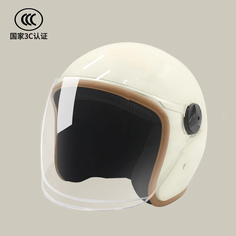 Electric Battery Car Helmet Men and Women Four Seasons Universal Motorcycle Helmet Winter Warm Helmet