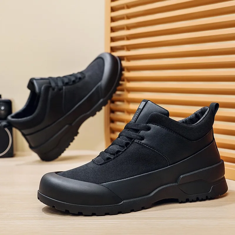 

Новинка 2026, мужская походная обувь, уличные водонепроницаемые нескользящие кроссовки для кемпинга, мужские повседневные легкие прогулочные туфли на шнуровке