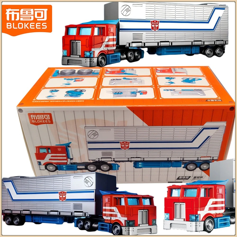 بلوكز المحولات الأصلية أوبتيموس برايم النقل عمل أرقام عالية الجودة الكرتون المنقولة نموذج لعب الاطفال الهوايات الهدايا #1