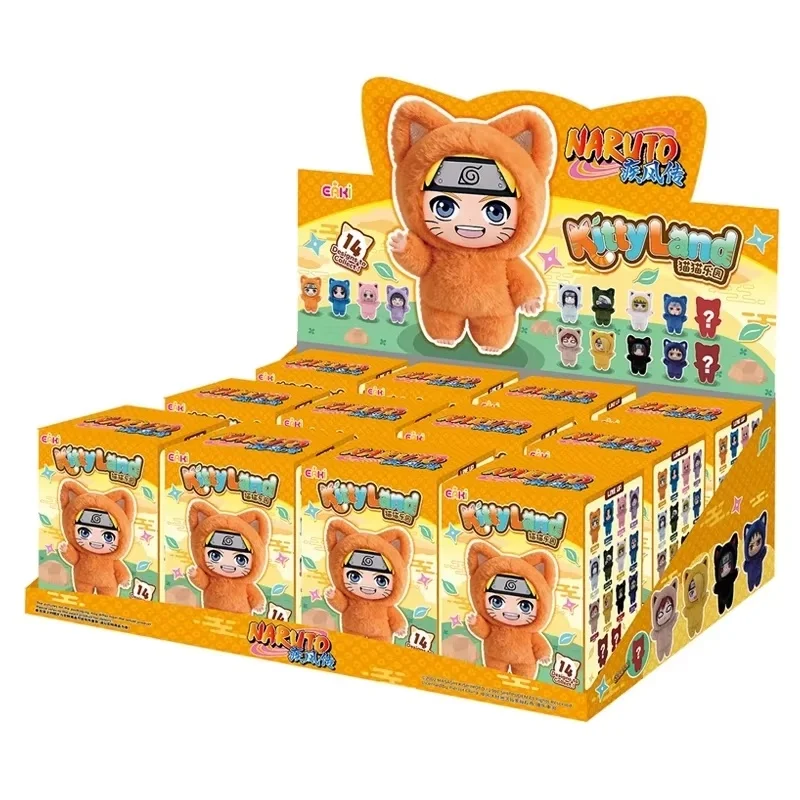 Original Eaki Naruto Shippuden Kitty Land Series Plush Blind Box