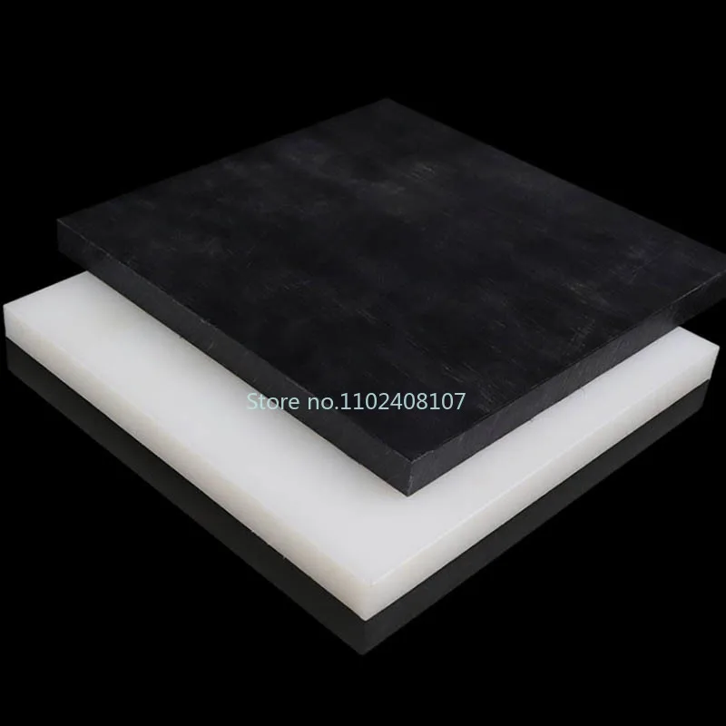 Wit Zwart POM Vel Board Hard Plastic Polyoxymethyleen Plaat Antistatische Plaat Dik 2/3/4/5/6/8/10/12/15/20/30mm