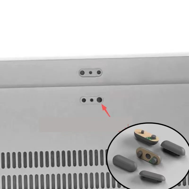Suitable For Xiaomi Pro 15.6-inch Laptop Computer Foot Pad TM1701 Rear Cover Shell Anti-Slip Pad (2017-18 Model)