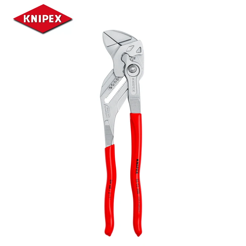 KNIPEX 8603300 Pliers Wrench 2-In-1 Pliers and Wrench 300mm Lightweight and Convenient Adjustable