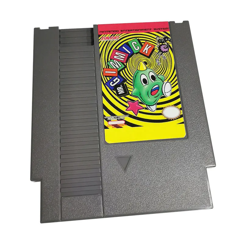 Gimmick 72 pins Game Cartridge For 8 Bit NES NTSC and PAl Video Game Console